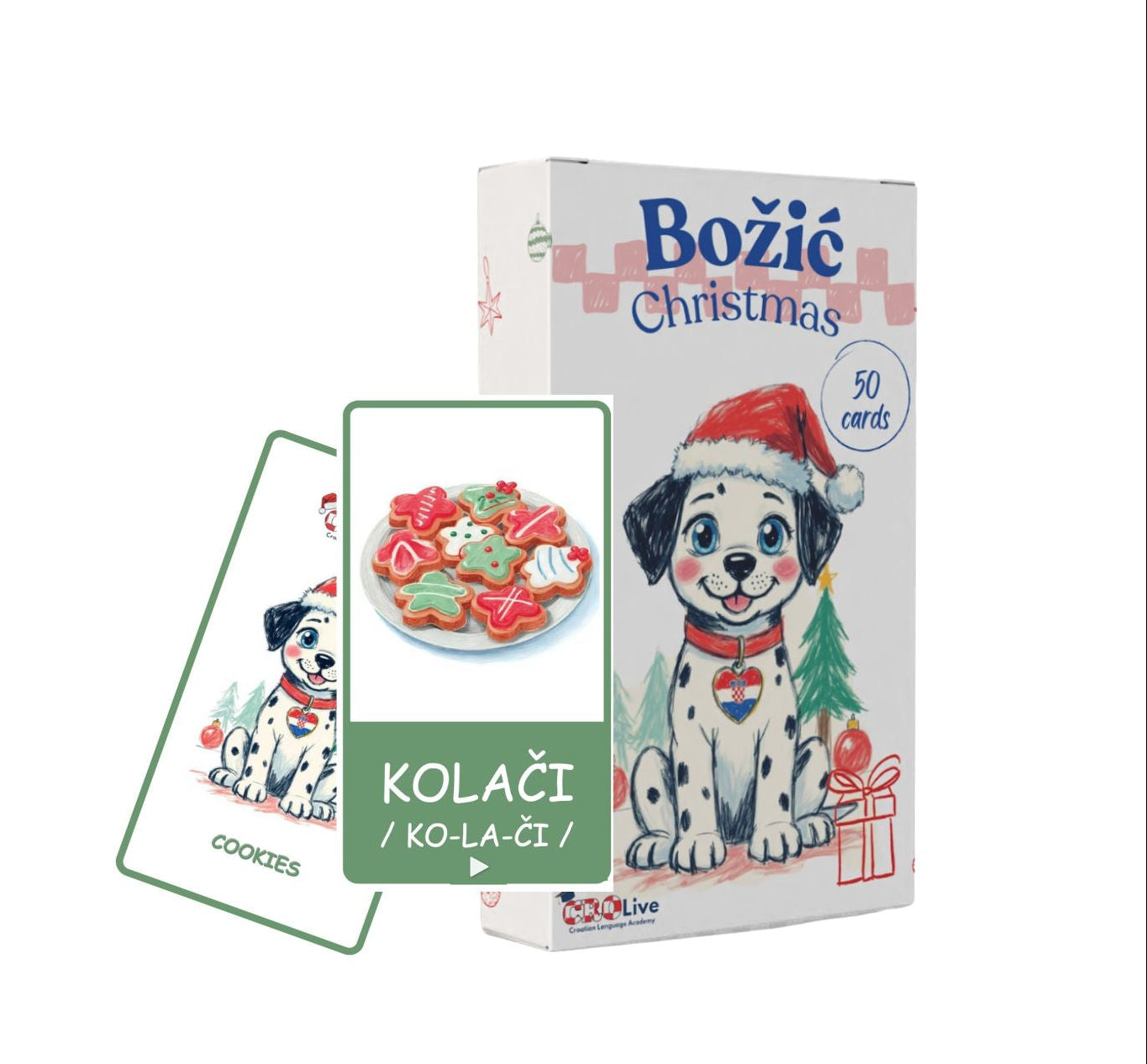 Christmas Flash Cards – Croatian & English