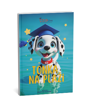 Tonka at the beach/Tonka na plaži story book A5 (paperback)
