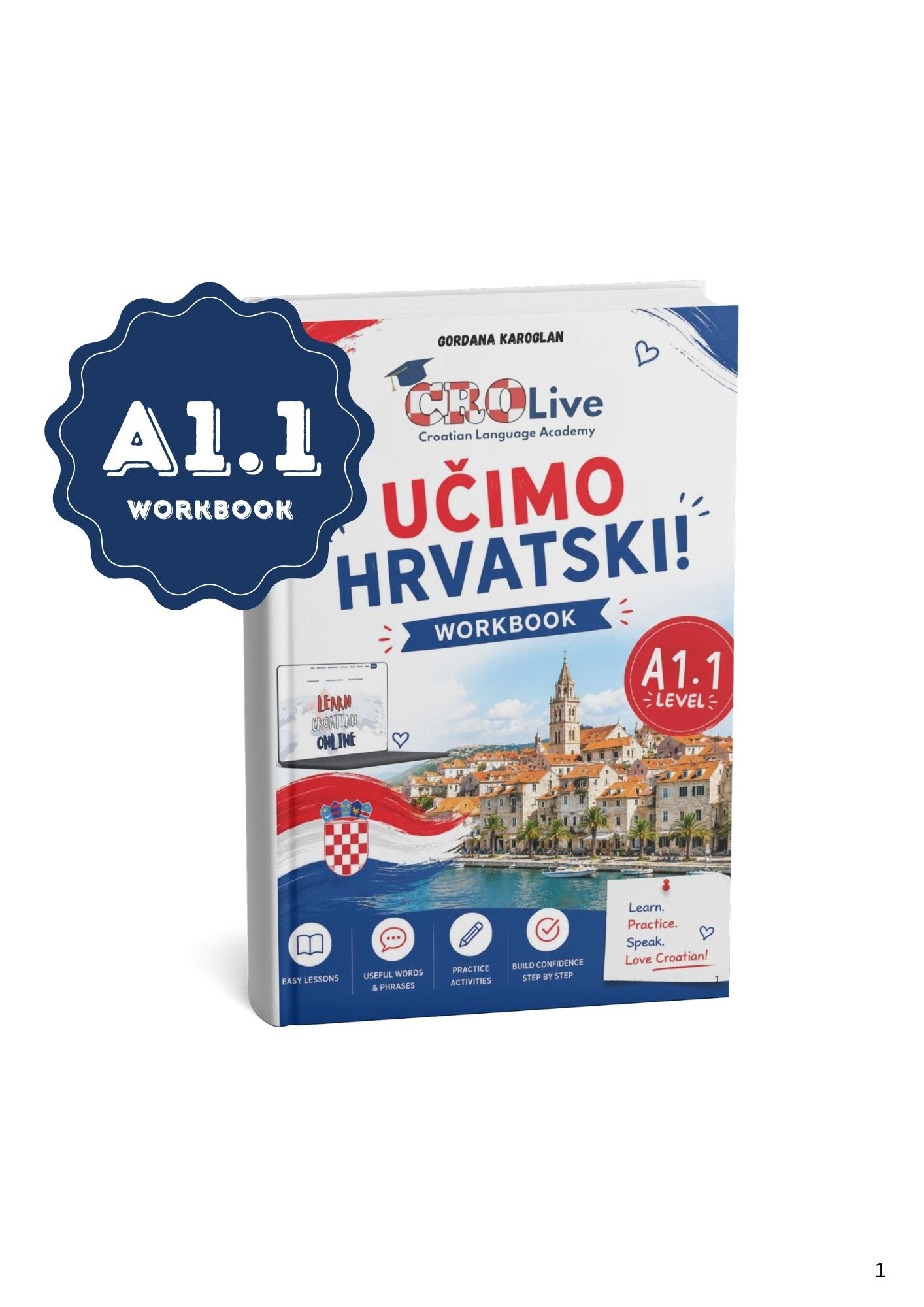 A1.1 Croatian Language Workbook – CROLive e-book