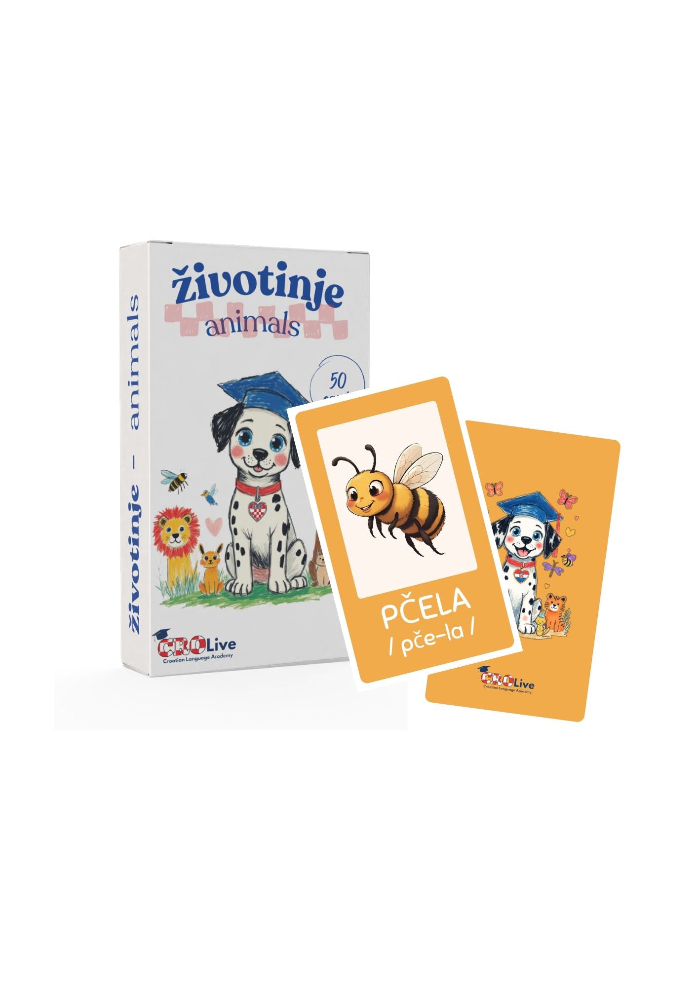 Animal Flash Cards (Croatian/English)
