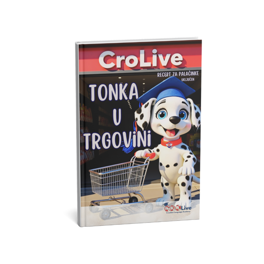 Tonka at the supermarket/Tonka u trgovini story book A5 (paperback)